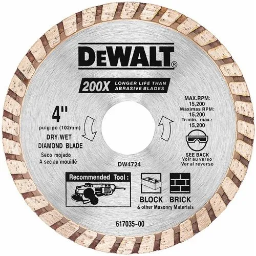 DeWALT DW4712B Lame diamantée 7" x 5/8"